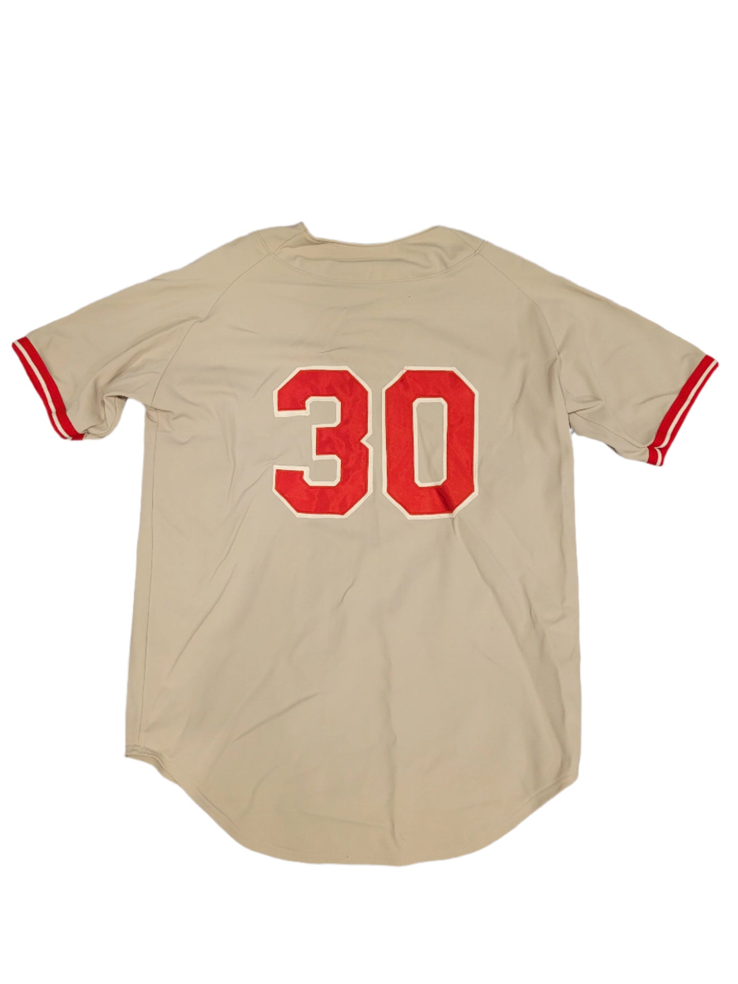 Rear side of Indiana Baseball Jersey.