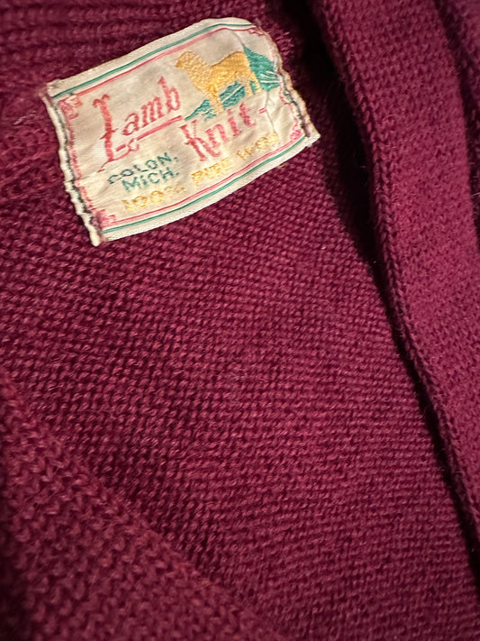 Inner tag of sweater.