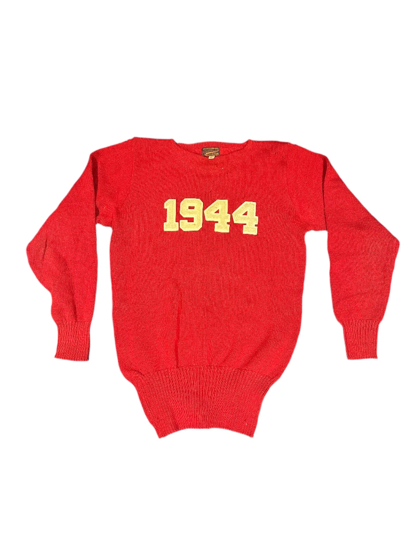 Vintage Indiana University Letter Sweater (1944 O'Shea Knitting)