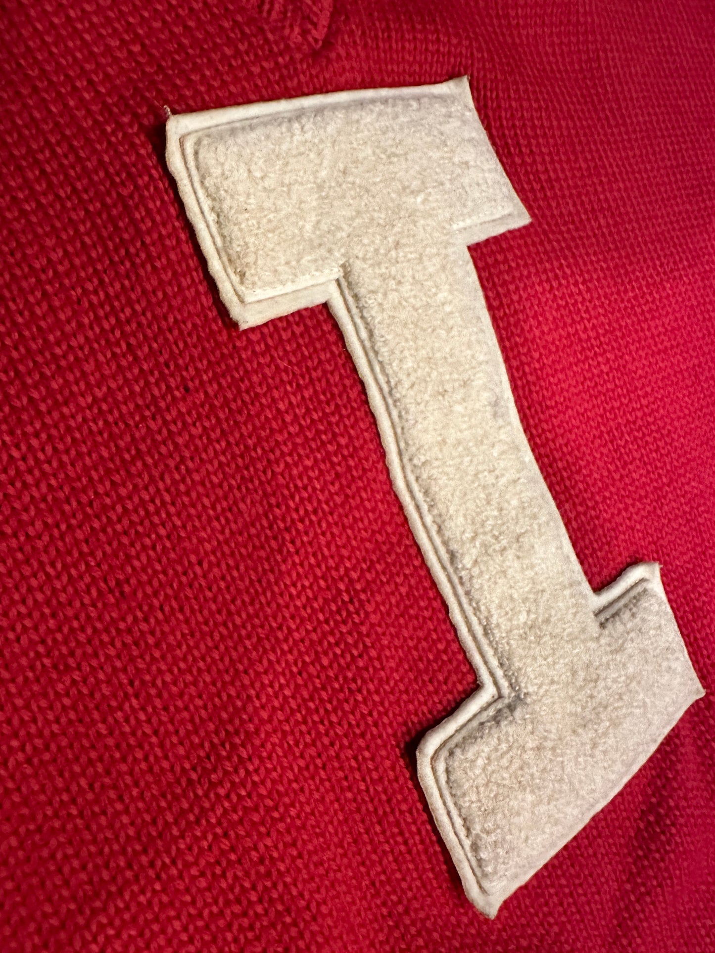 Vintage Indiana University Letter Sweater (Nelson Knitting "I")