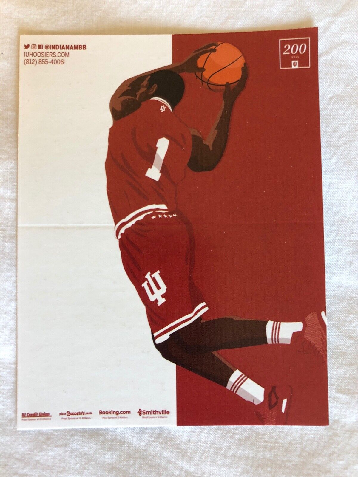 Indiana University Hoosiers 2019-20 Men's Basketball Poster